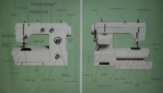 Montgomery Ward UHT J 1414 Sewing Machine Manual On CD