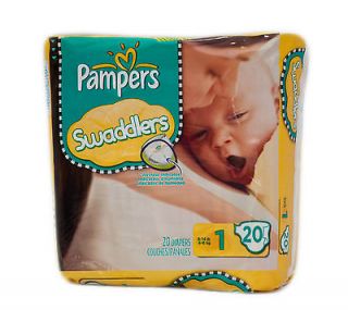 Pampers Swaddlers Size 1 / 240 Count (12 Packs of 20)