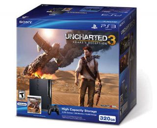 Sony Playstation 3 320GB Console Uncharted 3 Bundle NEW