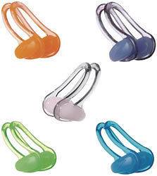 NEW SPEEDO SWIMMING NOSE CLIP WITH CASE ALL COLOURS