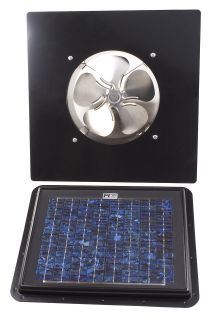 SunRise Solar Attic Vent Fan 11 Watt Panel Gable Unit GBL850