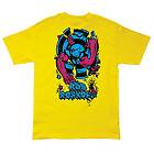 Santa Cruz Skateboards T Shirt Rob Roskopp 3 Target Tee Shirt Yellow 