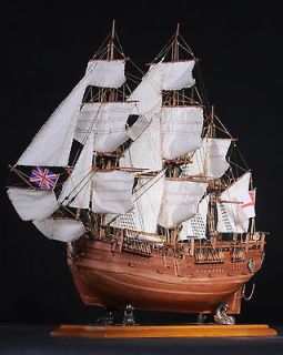 HMS Endeavour Wooden Tall Ship Model wood Sailing Boat