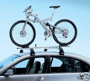 NEW OEM BMW LOCKABLE TOURING & MOUNTAIN BICYCLE HOLDER