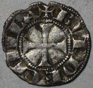1100s   1200s FRANCE Silver FEUDAL Coin 12th 13th centuries