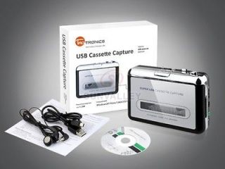   Portable USB Tape Cassette To  Converter With Software CD NEW