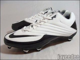 NIKE SUPER SPEED D LOW FOOTBALL CLEATS WHITE/BLACK 396238 101 alpha 