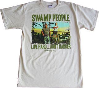Swamp People Live Hard Hunt Harder Funny Reality TV Adult X Large T 
