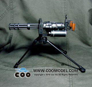 US M134 type rapid fire Minigun COO Model for Action Figure