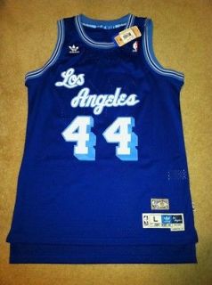 JERRY WEST SIGNED LOS ANGELES LAKERS JERSEY BY ADIDAS WVU HOLIDAY GIFT 