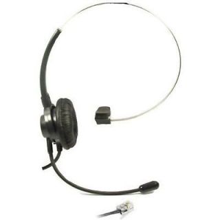 Office Telephone Headset with microphone and RJ9 RJ10 RJ22 Modular 