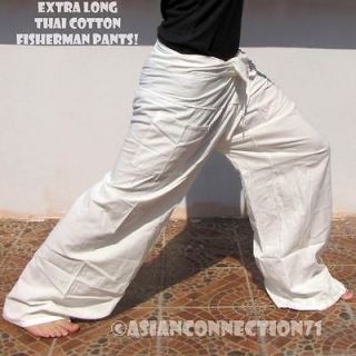 EXTRA LONG Thai Cotton Fisherman Yoga Pants Many Colors