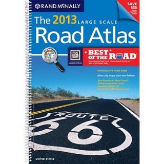 NEW USA Large Scale Road Atlas 2013 (Rand McNally Large Scale Road 
