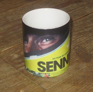 Ayrton Senna The Movie F1 Advertising MUG