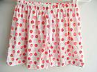 New Tiny Strawberry Pajama Boxer Lounge Pants Shorts Women Sleepwear W 