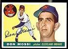1955 TOPPS DON MOSSI ROOKIE INDIANS #85 EX/MT+ CONDITIO