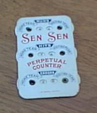 SEN SEN GUM PERPETUAL BASEBALL COUNTER