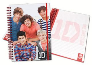 One Direction 1d Spiral A4 Lined Hard Backed Notebook