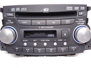   ACURA TL Radio Stereo DVD 6 Disc Changer MP3 CD Player Tape Cassette