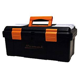 Black Plastic Tool Boxes with Beveled Lid HOMBK00116004 BRAND NEW