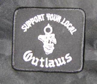 Outlaws M/C Support Your Local Outlaws Patch