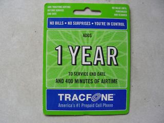 400 MIN.TRACFONE TIME 365 Days+ ALL CURRENT BONUS CODES