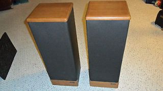ADVENT PRODIGY TOWER Speakers +++ just REFOAMED   Looks & sounds new !