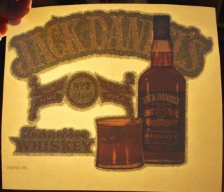   Daniels Tennessee Whiskey Iron On T Shirt Transfer Unused DEADSTOCK