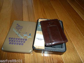   Multicard Front Pocket Wallet TRANSIT Brown Leather ML2977201
