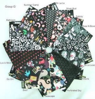 New Lesportsac Medium Cosmetic Bags Pouches Assorted Prints (G H)