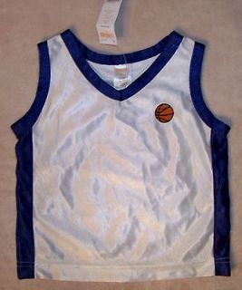   3T 3 Gymboree SLAM DUNK White Silky Basketball Jersey Shirt Tank Top