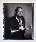 STEVE TURRE Jazz Trombone, Black and White photo by Ydo Sol 29.5x32 