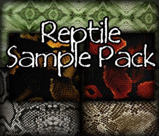 Reptile Sample Pack  Hydrographics / Water transfer printing Film