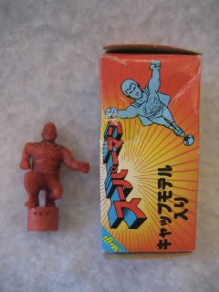RARE vintage Japanese ROBIN Meiji candy premium rubber keshi figure 
