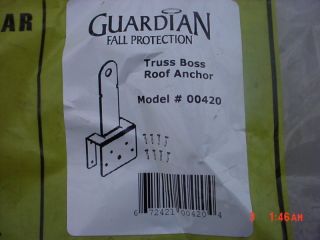 Guardian Truss Boss Permanent Roof Anchor NEW