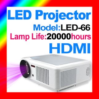 HD 1080P LCD Projector LED Home Theatre AV VGA HDMI SD TV S Video PS3 
