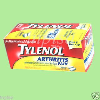 TYLENOL ARTHRITIS 2 BOTTLES x 290 CAPLETS 650 mg PAIN RELIEVER