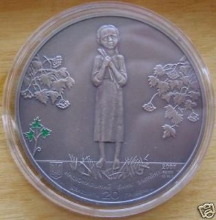 Ukraine Silver 2oz Coin HOLODOMOR Genocide of Ukrainian