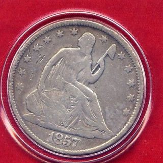   Liberty Seated Silver Half Dollar Rare Date High Grade US Mint Coin
