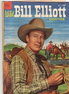 Wild Bill Elliott #9 Dell 1952 TV Western Comic Ranch