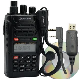   UVD 1P +Program Cable+USB Driver CD 136 174/400 480MHz Ham 2 way Radio