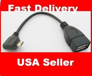 Micro USB Host OTG Adapter Cable for Motorola XOOM WiFi From USA