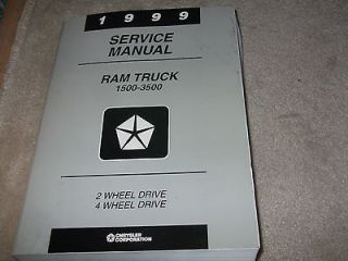   Ram Truck DIESEL CUMMINS 1500 2500 3500 Service Shop Repair Manual X
