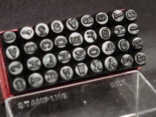 Steel Metal Letter Alphabet & Number Stamping Stamp Punch Set 