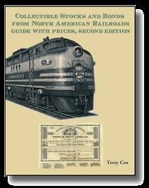 American Railroad Stock and Bond Guide book Terry Cox