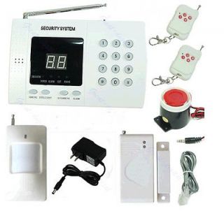 Home Wireless Autodial Phone 99zone Garden Security Alarm System Kit 