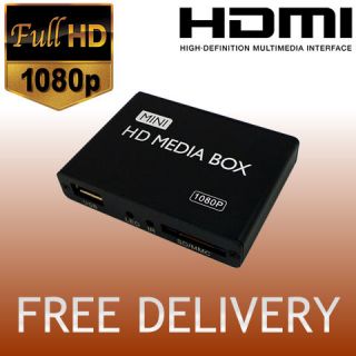   1080P HDMI Multi Media MKV AVI RMVB RM Support Up to 2TB USB HDD