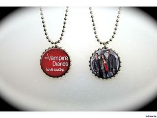 Vampire Diaries leather Elena Gilbert Damon and Stefan Salvatore 