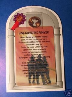 Firefighters Verse Card w/ Angel Penny   SKU# 894