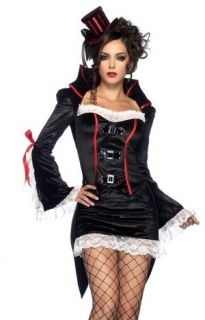 Sexy Goth Punk Victorian Vampire Halloween Costume